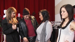 MommyGotBoobs: Sammy Brooks in thong escorted by Xander Corvus