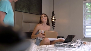 SpyFam - Stepsister MacKenzie Mace agrees to rough sex