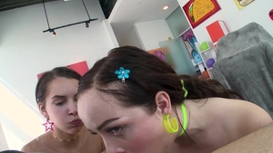 Nympho.com - Couple Aliya Brynn digs spitting