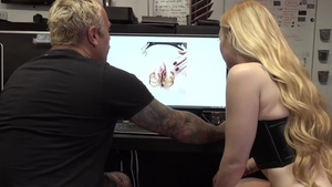 AltErotic - Delirious Hunter blowjob in office