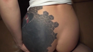 Public Agent - Swallow with tattooed american blonde