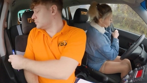 blonde Wife Bad Driver Great nail