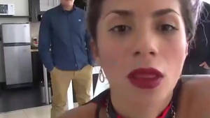 MamacitaZ: Hard ramming in company with booty latina Laura