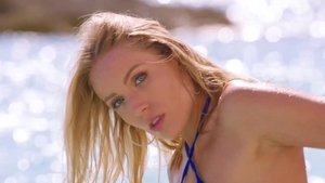 BLACKED: Blonde hair Angelika Grays cum in mouth