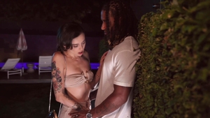 BLACKED RAW: Fucking along with tattooed brunette