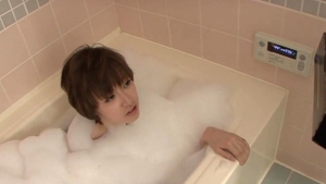 JavHD: MILF japanese Akina Hara cock sucking in bath