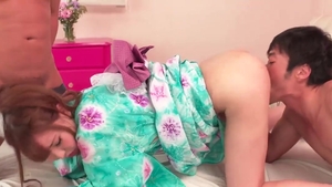 JavHD - Wild japanese Miu Tsukino rushes raw real fucking
